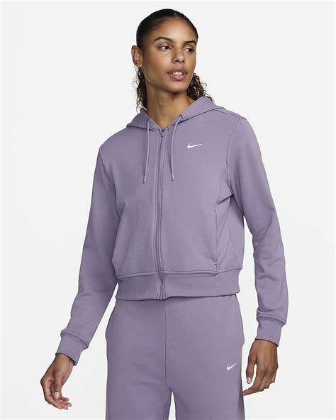 Nike Dri-FIT One Women's Full-Zip French Terry Hoodie. Nike IN