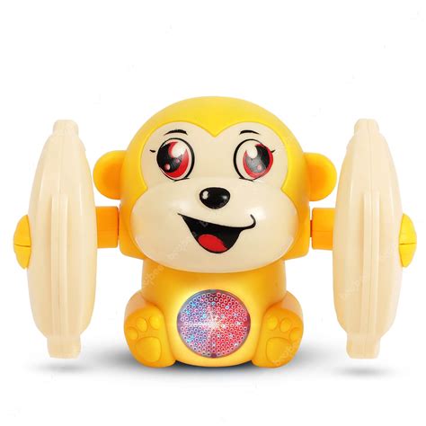 Buy BAYBEE Tumbling Monkey Musical Toys for Baby|Crawling Toys with 360 ...