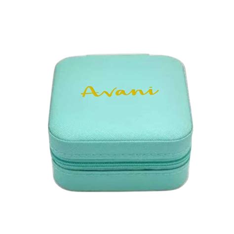 Nutcase Personalized PU leather Jewellery Box for Women Portable ...