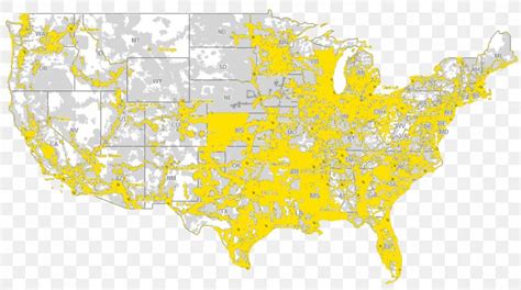 Sprint Wireless Coverage Area Map