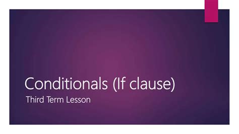 Image result for If Conditional Clause Examples