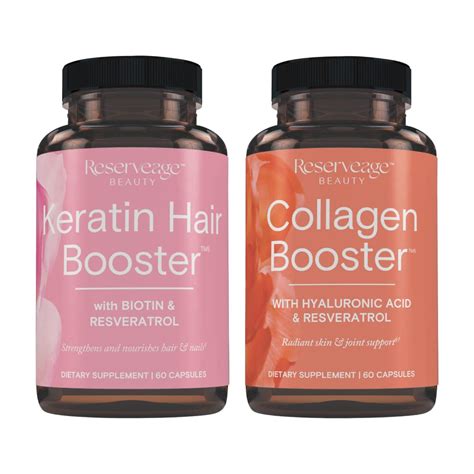 Reserveage Ultra Collagen Booster And Keratin Hair Booster Features ...