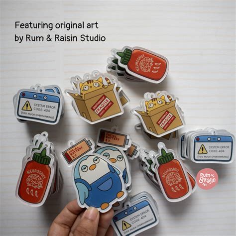 Keychains – Rum and Raisin Studio