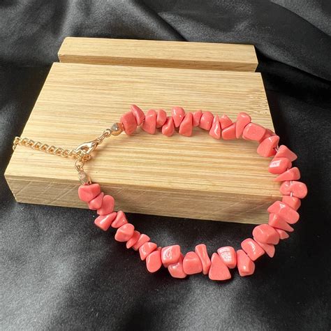 Adjustable Light Peach Bracelet– Oralia India