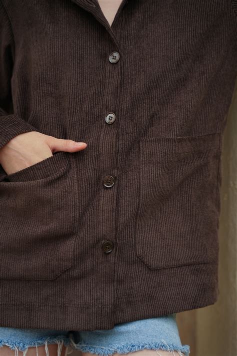Mocha Brown Corduroy Jacket – MODERN BLUE