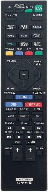 Buy Ehop RM-ADP117 Compatible Remote Control for Sony Blu-ray DVD ...