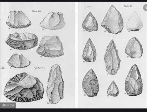 Describe the evolution of tools, used by primitive men with picture (50 ...
