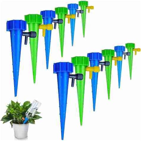 Verilux 12 Pcs Self-Watering Spikes Automatic Plant Water Dropper for ...