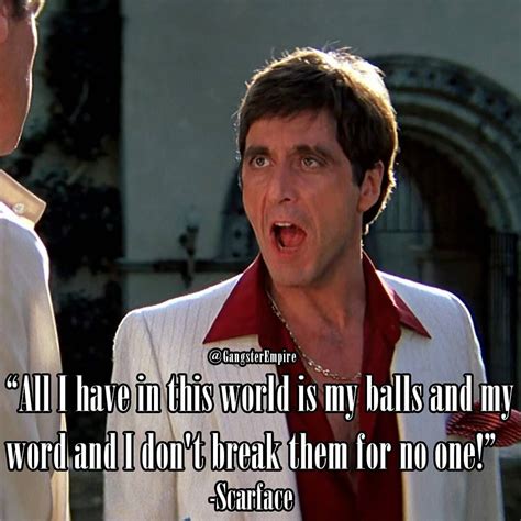 Tony Montana Scarface Quote