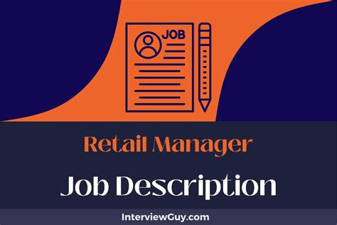 Image result for Retail Manager Job Description Sample