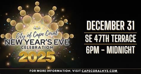 Cape Coral New Years Eve Celebration, SE 47th Ter (Between SE 9th Place ...