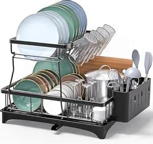Buy YHK TRADEMART Metal Yhk Dish Rack for Kitchen Counter, Dish Drying ...