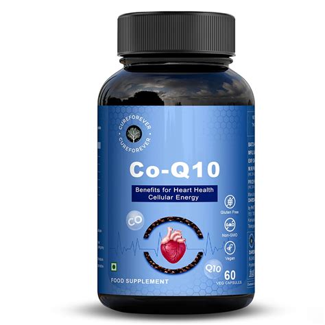 CUREFOREVER CoQ10 400mg with BioPerine 10mg | Heart Health, Antioxidant ...