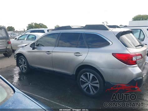 2019 SUBARU OUTBACK 2.5I LIMITED Gasoline - 4S4BSANC2K3366843