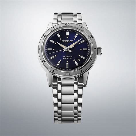 Seiko Presage Style 60s Elegant Navy Watch SRPL07J1