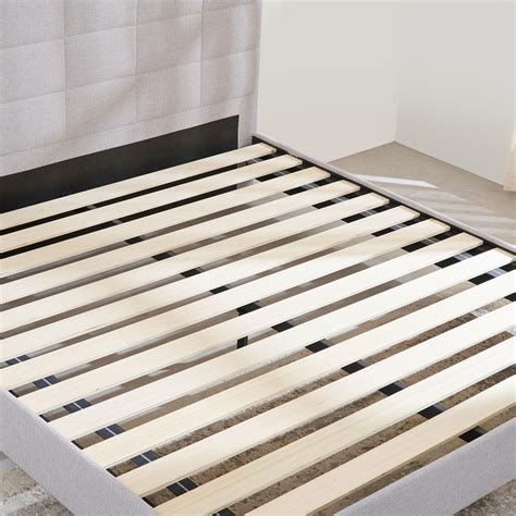 Buy Connect Square Queen Bed - Grey from Home Centre at just INR 32498.0