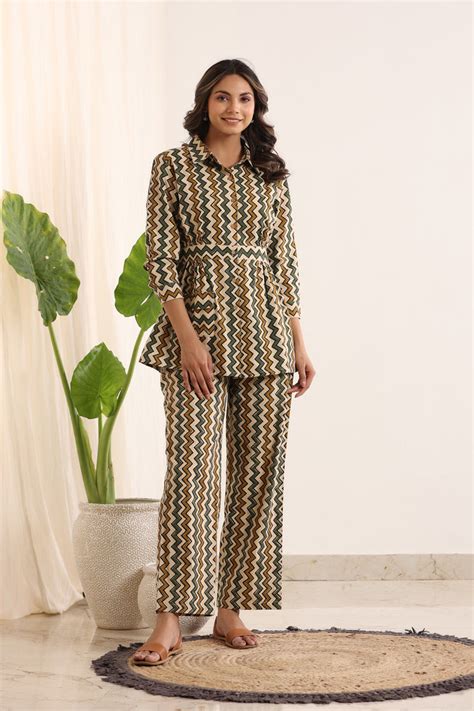 Women pure cotton co-ord – Sanskruti Homes