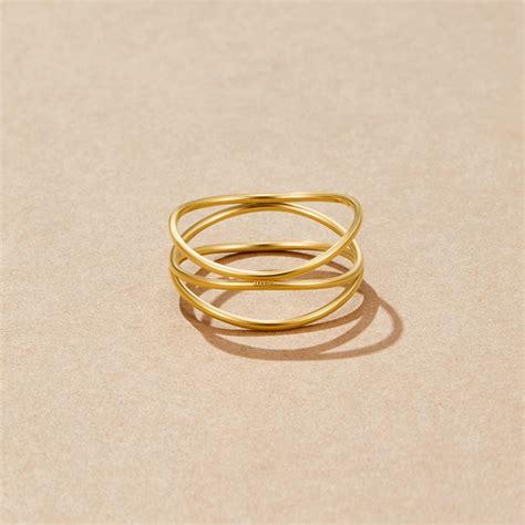 Infinity Loop - Gold Ring – Matilda&Milo Jewels