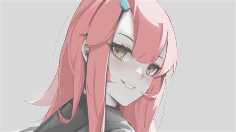 Download wallpaper 3840x2160 girl, glance, hood, anime 4k uhd 16:9 hd ...