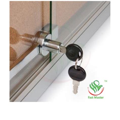 No Drill Sliding Glass Door Lock Display Showcase Counter Double ...