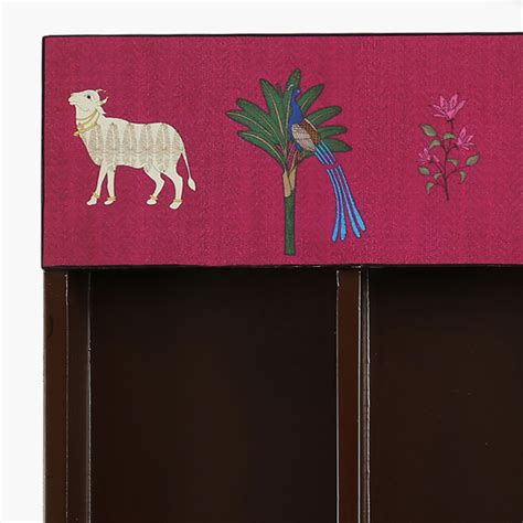 Buy INDIA CIRCUS Biome Mystique Wooden Printed Cutlery Tray from India ...