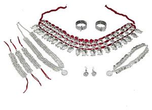 KAKU FANCY DRESSES Odissi Jewellery Set/Mohiniyattam Jewellery/Folk ...