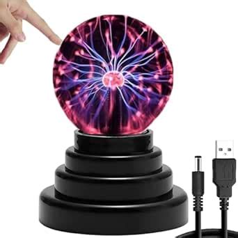 Buy Snivy 3 inch Magic Plasma Ball Lamp, Plasma Electric Nebula ...