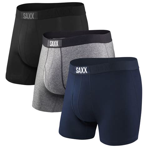 Saxx Ultra Super Soft Boxer Brief Fly 3-Pack - Synthetic base layer Men's | Free EU Delivery ...