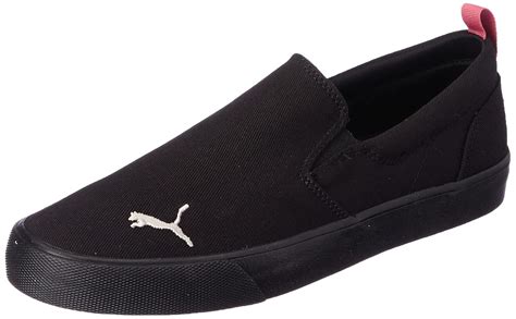 Buy Puma Womens Bari Slip On Comfort Black-Dusty Orchid Sneaker - 8UK ...