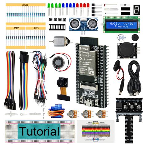 Buy FREENOVE Super Starter Kit for ESP32-WROVER (Included) (Compatible ...