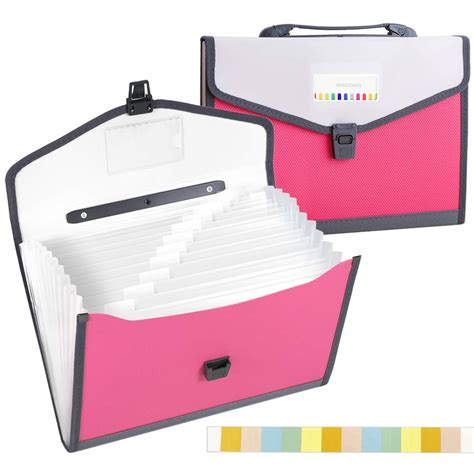 Tranbo 13 Pockets Expanding File Folder,Oxford Fabric/Poly Accordion ...