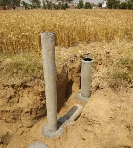 Laying of Underground Pipeline in Agricultural Fields for Irrigation at ...