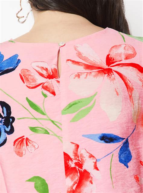 Buy Women Floral Print Bubble Hem Top Online at just Rs. 699.0 ...