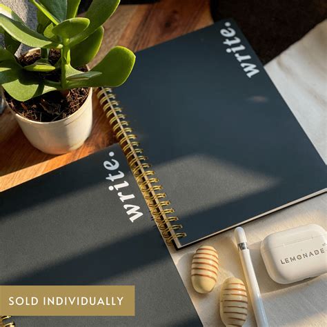 Pre Design - Spiral Notebook Black - Write - Lemonade - Lemonade