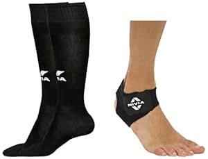 Nivia Plain Encounter Stockings (L, Black) - Polyester Blend, Unisex ...