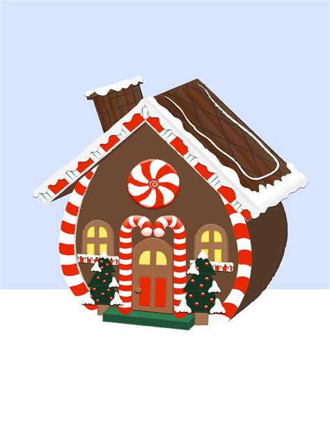 christmas clipart gingerbread house - Clip Art Library