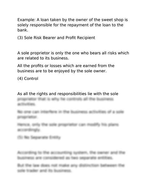 SOLUTION: What is sole proprietorship and it s advantages and features ...