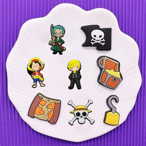 One Piece Crocs Decoration - Set of 2 Online In India