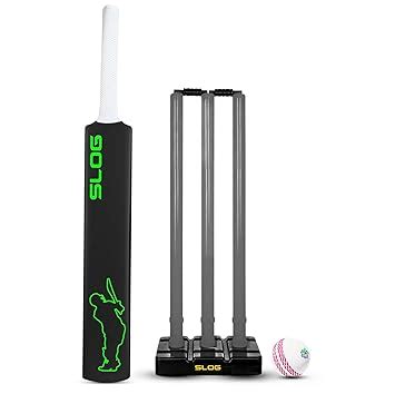 Buy Jaspo Slog Plastic Cricket Kit | (34” X 4.5”) Inch Bat Specially ...