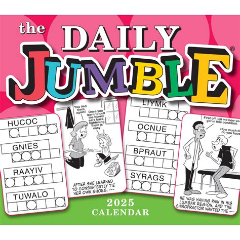 2025 Daily Jumble Desk Calendar | Shop the Boston Herald Official Store