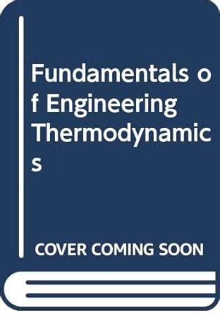 Buy Fundamentals of Engineering Thermodynamics Book Online at Low ...