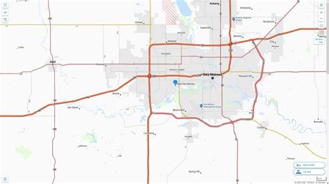 West Des Moines iowa Map - United States