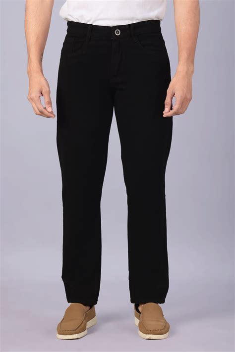 Black Relax Fit Jeans For Men – D Land