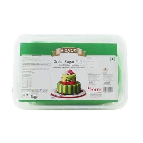 Shop Green Sugar Paste by Vizyon 1kg | Chefspoint