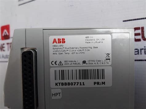 Abb Hbs01-epd Module Termination Unit – Aeliya Marine Tech