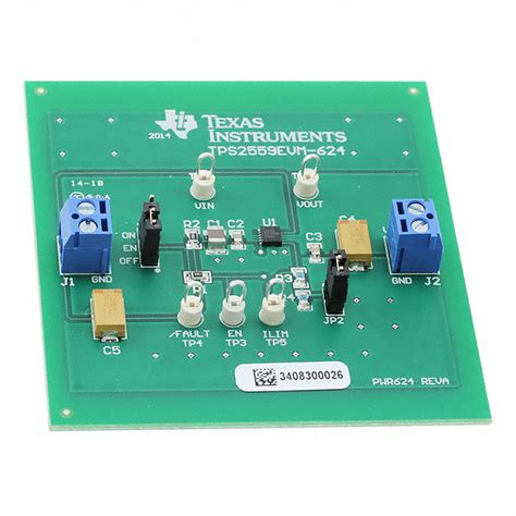 TPS2559EVM-624 Texas Instruments | Development Boards, Kits ...