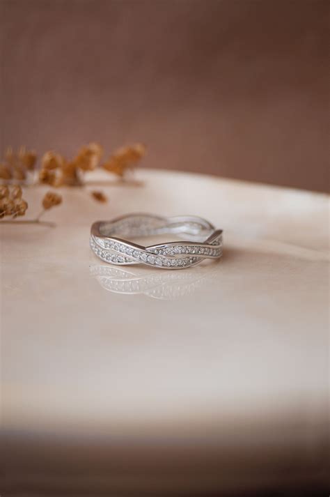 Curled Along Rose Gold Plated Sterling Silver Ring | 925 Silver ...