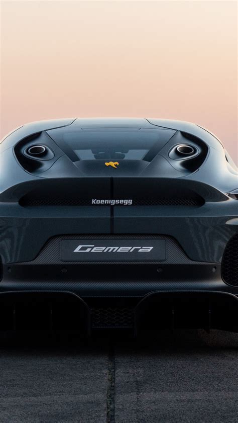 Download wallpaper Koenigsegg, rear view, hybrid, hypercar, Gemer ...