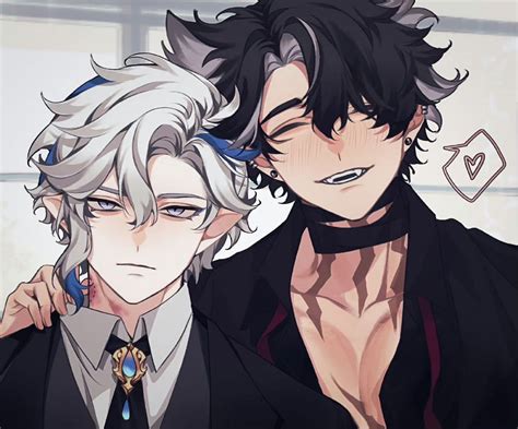 Cr:@hekk012 / Wriothesley & Neuvillette #wriothesley #neuvillette # ...