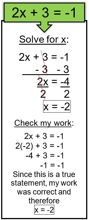 Image result for Solving 2 Step Equations Explained